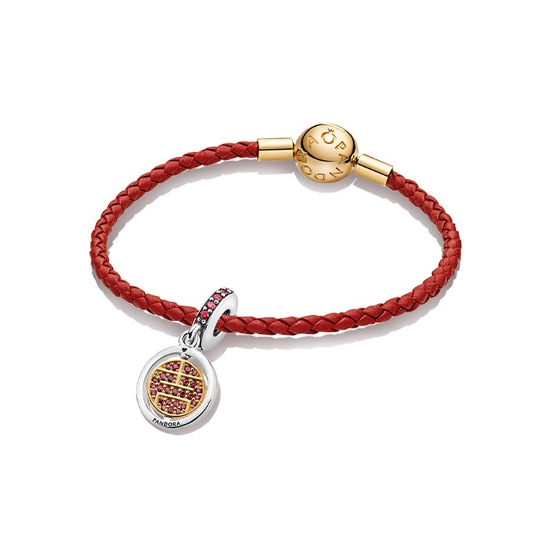 Pandora Lucky Rabbit Linmen Weaving Bracelet Women's Style zt2583