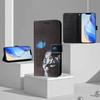 Роскошный кожаный чехол-книжка с рисунком бабочки и кошки для Motorola Moto G60, G40 Fusion, G10, G20, G30, G Play, G Power, Edge 50 NEO...