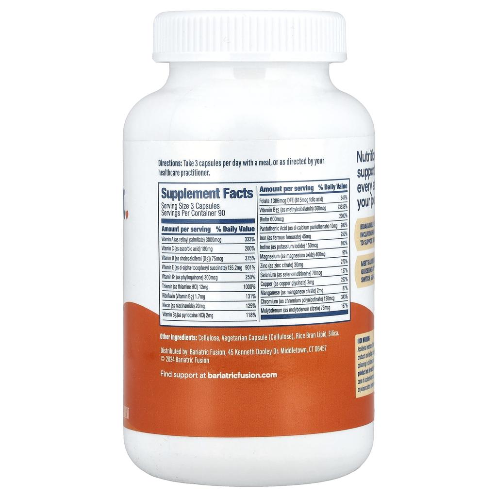 Adak Multivitamin with Iron, 270 Capsules