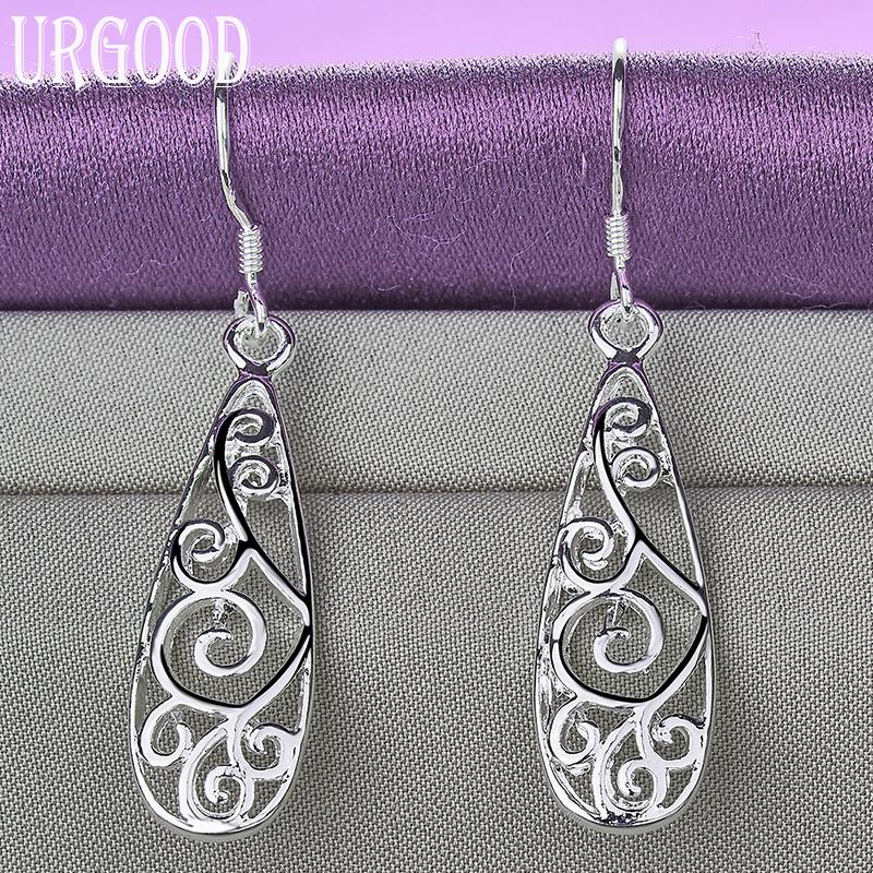 Ювелирные изделия из стерлингового серебра 925 пробы с винтажной геометрией