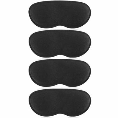 AOUOA Подушечки для пяток, Подушечки для защиты пяток для предотвращения мозолей, Полустельки для пяток (черный) (2 пары, 4 накладки)