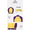 Nike Спортивный костюм NBA Los Angeles Lakers Фиолетово-золотой 3Z2B7FEKT-LAK