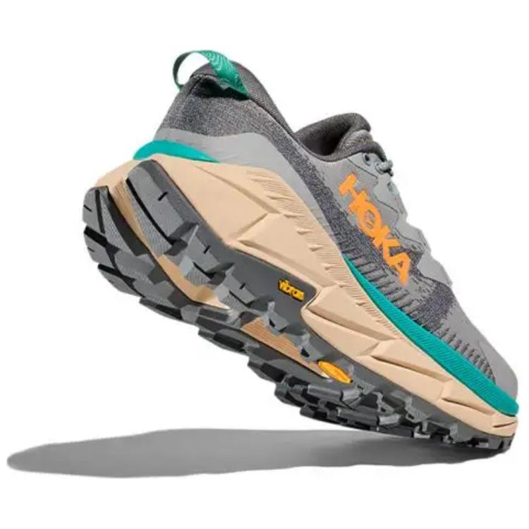 HOKA One One Skyline-Float X Series Мягкие Удобные Нескользящие Прочные Низкие Кроссовки для Хайкинга Мужские Кроссовки для Хайкинга Серые 1141610-SYK