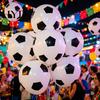 Indoor Football Balloon Decor 36 Inch Balloons, Explosion-Proof Latex Soccer Print Party Explosion-proof Sports Theme for Game Day, Fan Supplies Thick