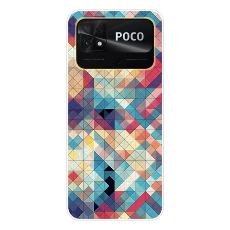 Для Xiaomi Poco C40 C 40 Чехол Мягкая силиконовая задняя крышка Мультяшный чехол для телефона Разнообразие