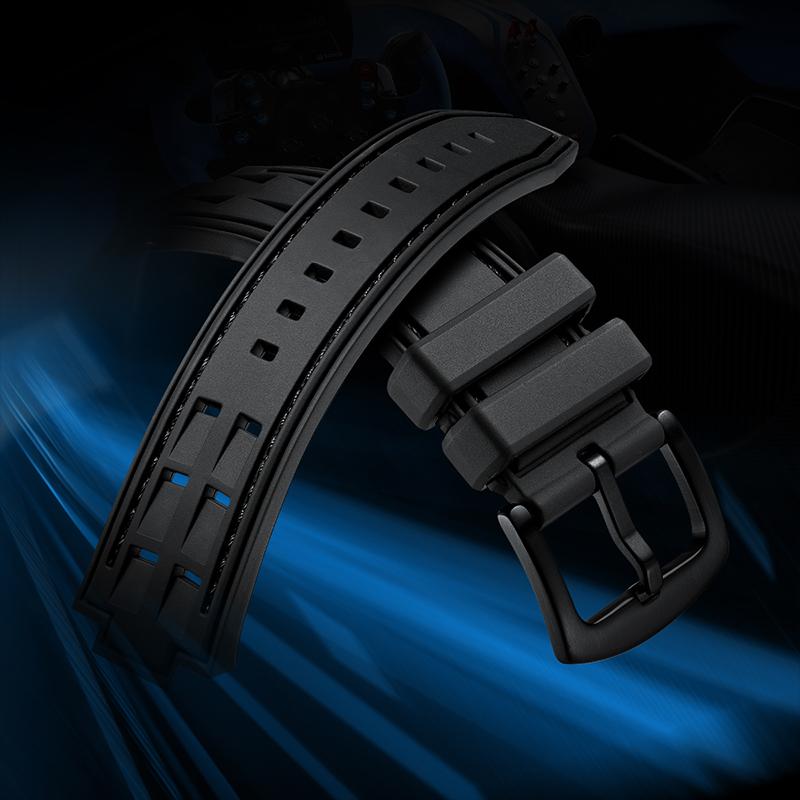 BONEST GATTI Men's Royal Mechanical Watch Sapphire Luminous Waterproof Luxury Brand Chronograph Rubber Strap Chronograph Watches