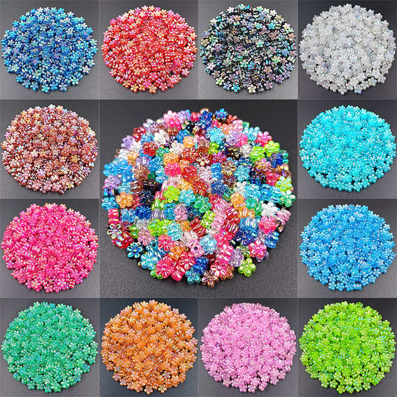 Модные ювелирные материалы 80 шт./лот DIY аксессуары ручной работы 7 мм акриловый браслет ожерелье свободные бусины-разделители, смешанные для изготовления ювелирных изделий, подарков