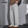 JEEP SPIRIT Унисекс Повседневные зауженные брюки из плотного трикотажа