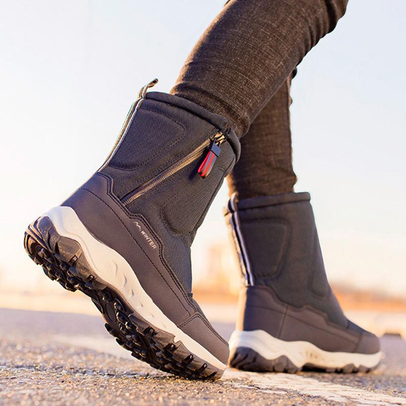 Мужские зимние теплые ботинки