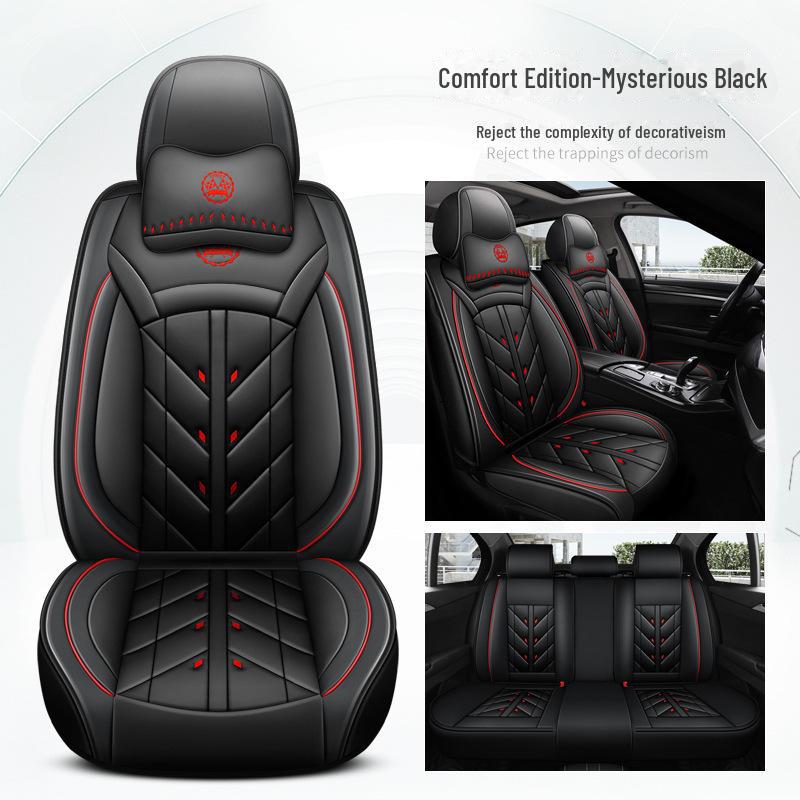 Universal Car Seat Cushion for Great Wall Cannon Pickup, Haval H6, Big Dog M6, First Love F7. Leather Full Cover Seat Cushion.
