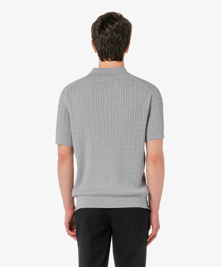 LACOSTE Мужской вязаный поло-свитер с коротким рукавом Ph368E-56G Cca