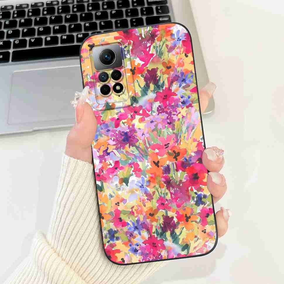 Чехол для Xiaomi Redmi Note 12 Pro 4G, цветной painted чехол, мягкий тонкий чехол для телефона, задняя крышка для Redmi Note12 Pro 12Pro 4G, Capa