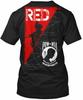 Redpowmia Red Remember Everyone Deployed Pow Mia T-Shirt Made In USA S-5XL