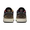 Air Jordan 1 Low SE GS Wear-Away — светло-коричневые детские кроссовки чёрно-белый-белый оникс DQ8421-001