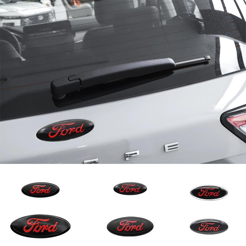 Car Front Hood Emblem Trunk Badge Stickers Accessories For Ford Focus Mustang Fiesta Puma Ranger Kuga MK7 MAX F150 Mondeo Escape DFTGX1