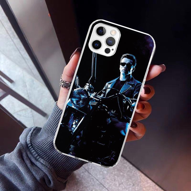 Arnold Schwarzenegger Terminator Phone Case For iPhone 17 Air 16 15 Pro Max 14 Plus 13 Mini 12 11 Cover 7 8 SE Silicone Shell Pr