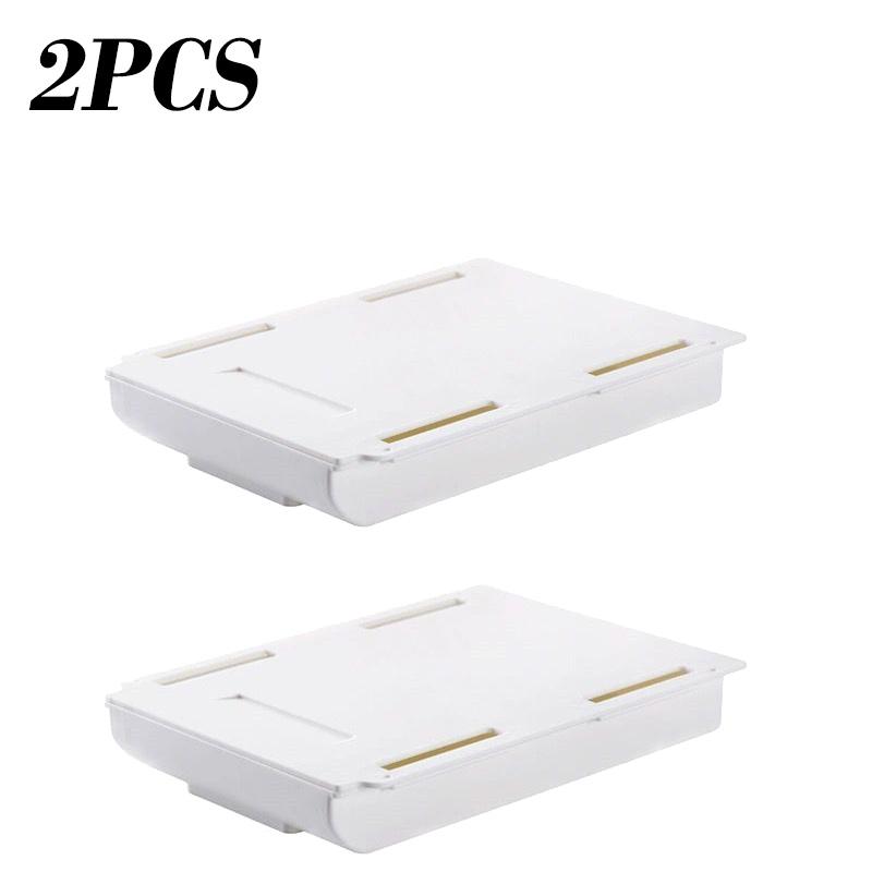 Самоклеящийся лоток для карандашей под ящиком стола, ящик для хранения, скрытый органайзер для канцелярских принадлежностей, подставка для ручек, органайзер для офиса и дома