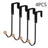 Over-the-Door Heavy Duty Coat Hooks, 10LBS Load Bearing Rack for Bathroom Kitchen Home Storage Use