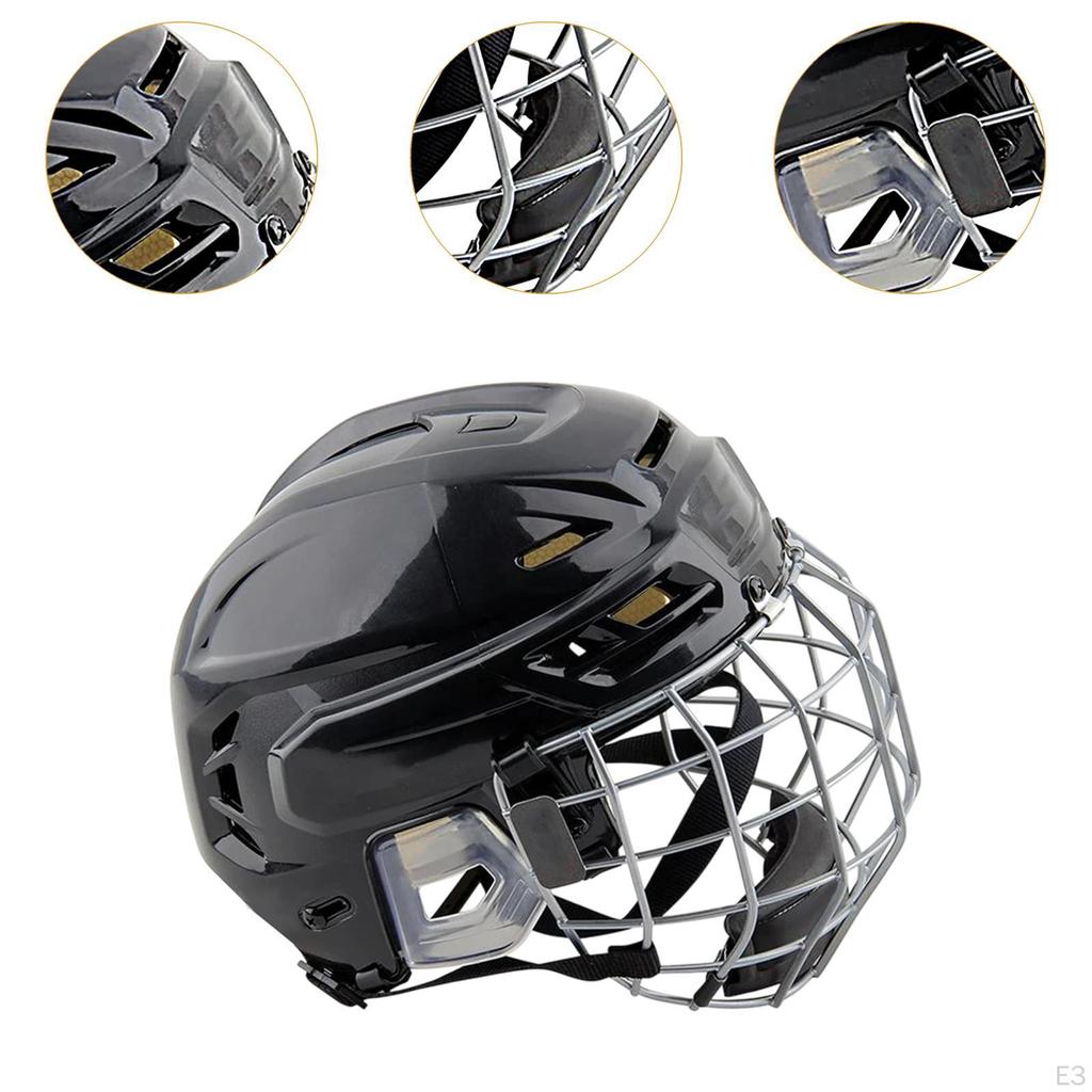Регулируемый хоккейный шлем с маской для тренировок и соревнований