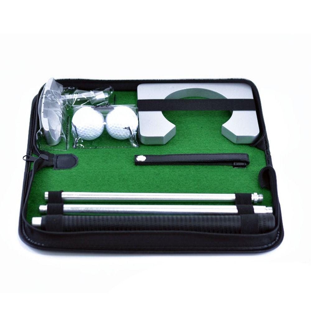 Aluminum Golf Putter Set Detachable Putter Golf Push Rod Mini Golf Equipment  Home Putting
