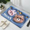 Cartoon Door Diatom Mud Bathroom Non-slip Door Mat Toilet Absorbent Soft Mat Household Kitchen Door Mat