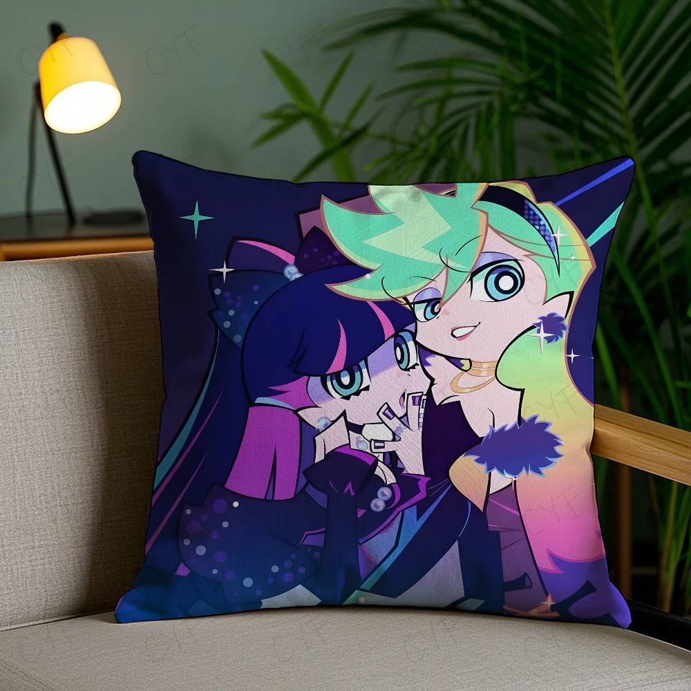 Наволочка Panty & Stocking with Garterbelt, на заказ, из матового флиса, на ощупь как кожа младенца, экологичная сублимационная печать