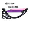 Adjustable Pilates & Yoga Resistance Band with Bar - Home Back Stretch & Pull-Up Trainer