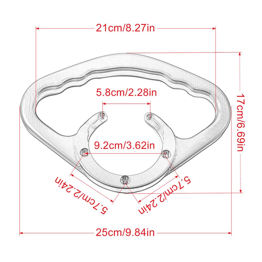 For Yamaha MT-09 MT09 MT 09 Tracer FZ09 FZ-09 All Years Universal CNC Passenger Handgrips Hand Grip Tank Armrest Grab Handle Bar