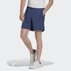 Adidas Сплошные цветные спортивные шорты с завязками на талии, мужские штаны цвета индиго HF6360