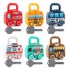 Montessori Key Matching Toy Early Educational Slidable Car Toy Unlocking Car Toy  Toddlers