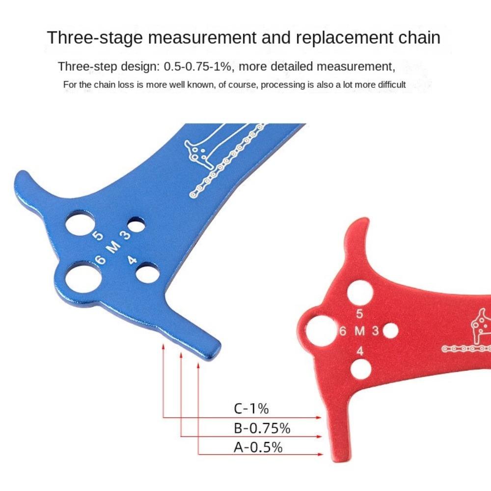 Multi-function Bike Chain Checker Chain Gauge Measurement Checker Mountain Road Bike
