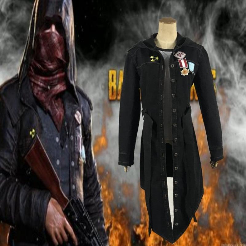 PlayerUnknown's Battlegrounds Clothes Battle Royale Anime Game Merchandise Jacket Clothes Trench Coat