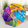 Sunny Bunnies Automatic Opening/Closing Umbrella Portable 3 Fold Design with 8 Bone Iron Frame,Perfect for Outdoor Use,Festive Gifts,Tr