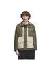 Adidas IJM07 Oversized Fit Woven Jersey Olive Beige Size Men's Full-Zip Top, Strata/Wonder (IK7353), J/L