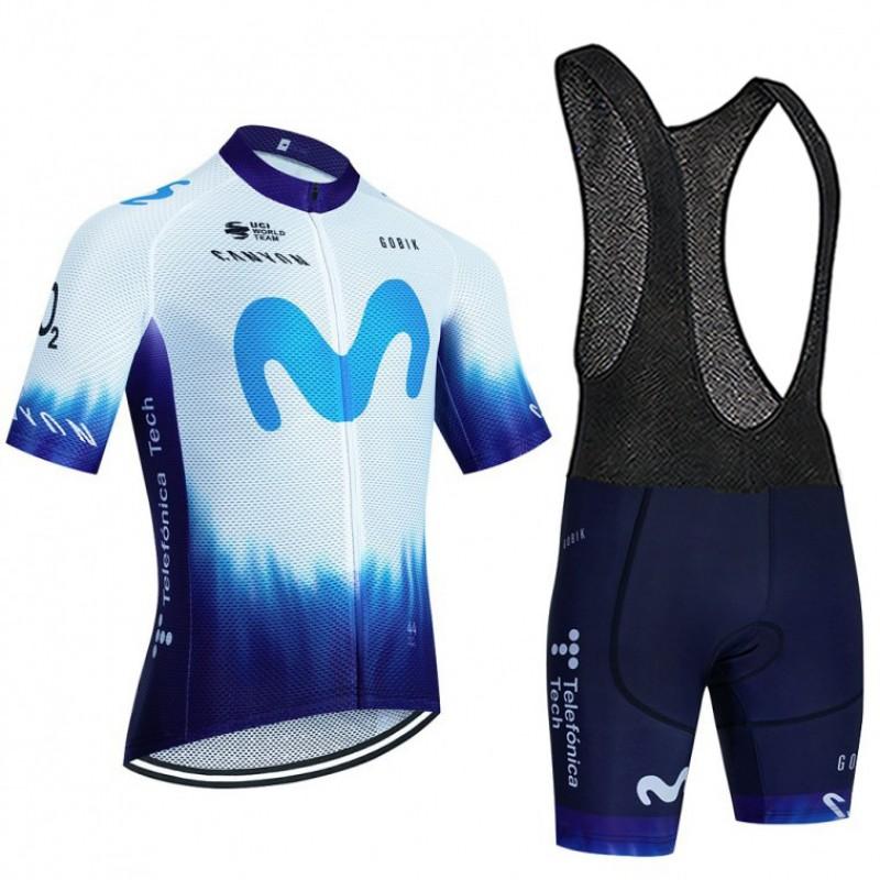 Mens Cycling Jersey Short Sleeve Breathable Quick-Dry Mountain Bike Riding Top Set