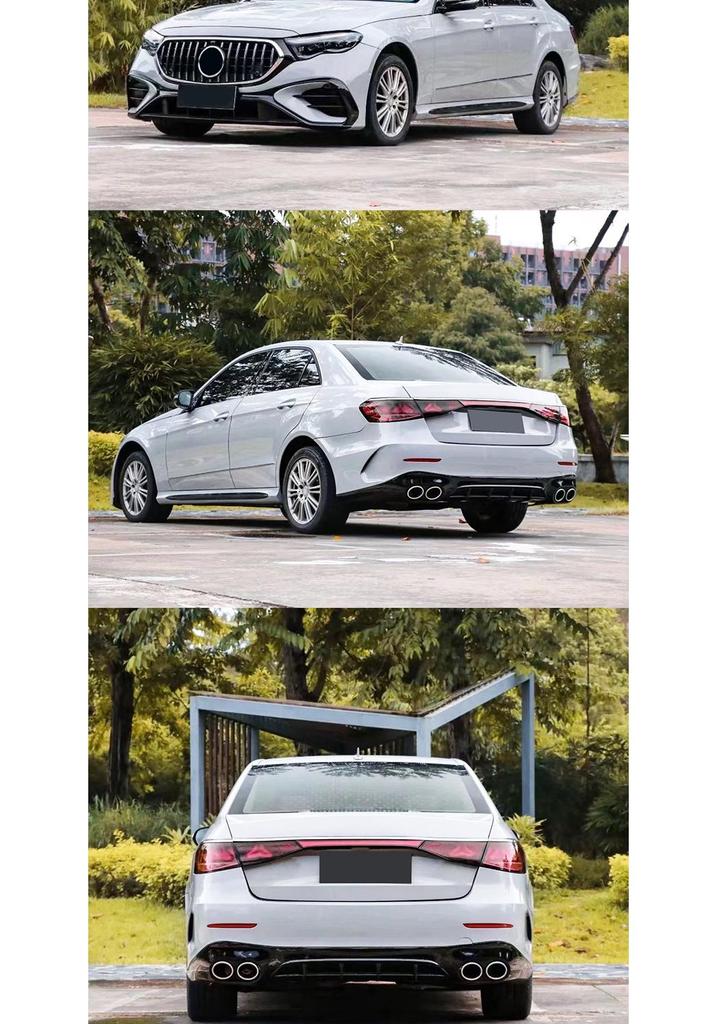 E-Class W212/W214 AMG Body Kit: Front & Rear Bumpers, Fender Grille Suitable for Mercedes-Benz E53