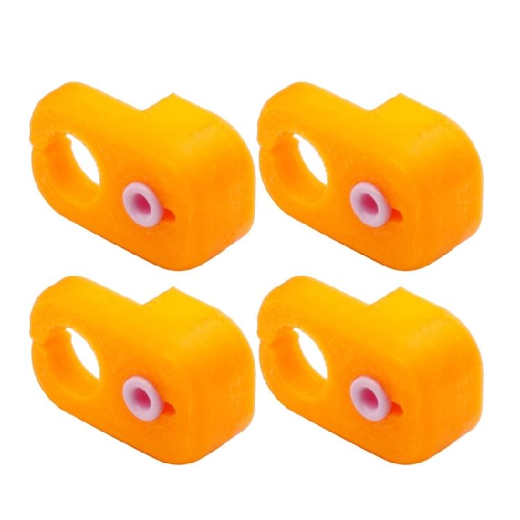 4 шт. Керамический адаптер-защита 3D-принтера Расширенная керамическая подающая трубка-защита Легкая установка Для X1 X1C P1P P1S