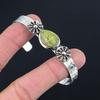 Natural Atlantisite Gemstone Bangle Adjustable 925 Sterling Silver Jewelry
