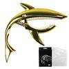 Shark Capo Zinc Alloy Tone Clip Elastic Soft for Acoustic Guitar Ukulele Mandolin Banjo Gold