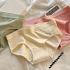 Women's Cotton Underwear Mid Waist No Show Panties Soft Breathable Full Coverage Briefs Ladies Stretchy Underpants