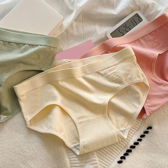Женское хлопковое нижнее белье со средней талией, трусики-невидимки, мягкие, дышащие, полное покрытие