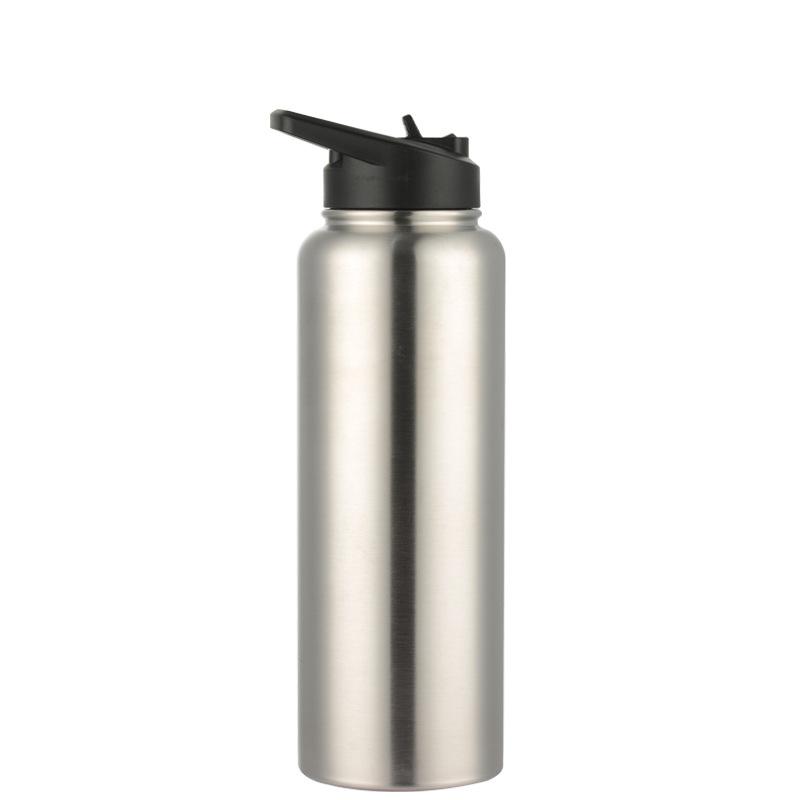 24oz BPA Free Stainless Steel Large Capacity Water Bottle Reusable for Road Trips Family Road Trips Weekend Getaways
