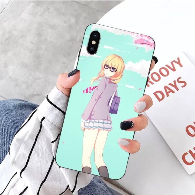 Чехол для телефона Your Lie In April для iPhone 14 13 12 11 XS X 8 7 6 Plus Mini Pro Max SE 2022, мягкий черный чехол для телефона