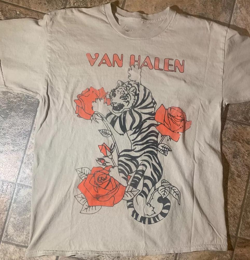 Van Halen Тур 1995 Белая Мужская Размер S-5XL CG1094 Унисекс Футболка