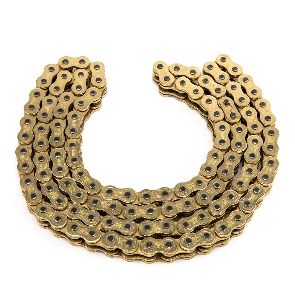 Motorcycle Chain 520 525 530 428 Chains 120 136 Links Universal for KTM Honda Yamaha Kawasaki Dirt Bike Motocross Modified Parts