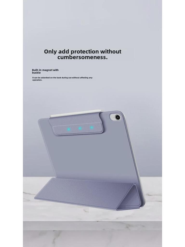 Магнитный защитный чехол для iPad 10 10,9'', Air 4/5 и Pro 11 с двухсторонним зажимом и защитой от падений