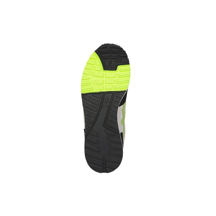 Asics Gel Saga White Flash Yellow Unisex Sneakers Black 1193A095-101