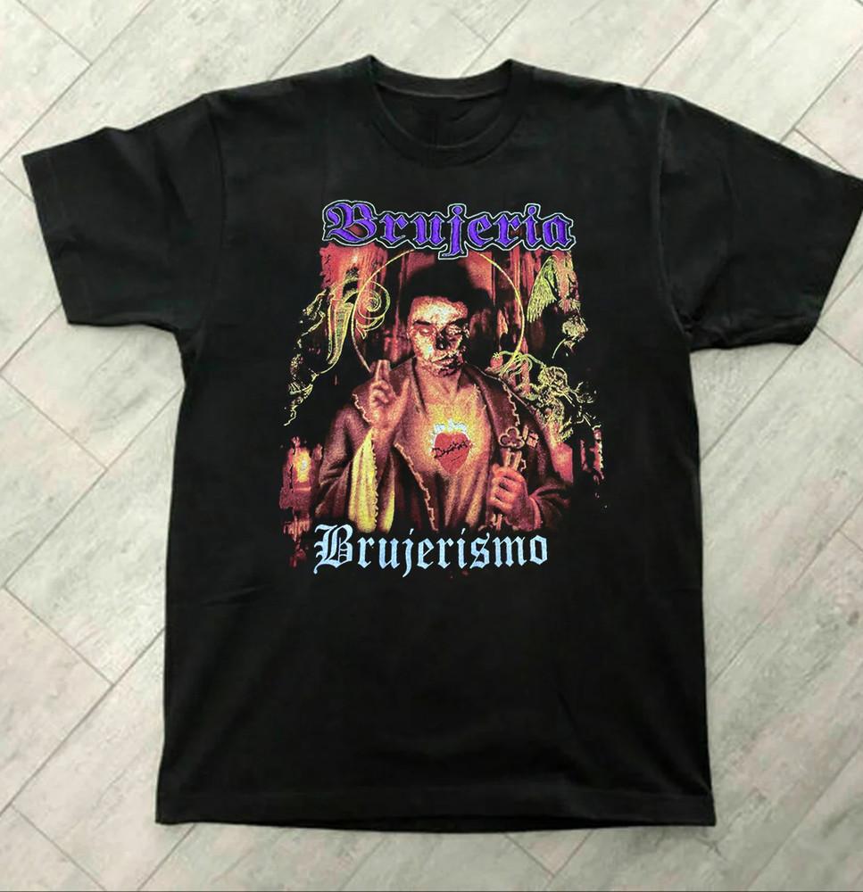 Brujeria Brujerismo Альбом Черная футболка с коротким рукавом Мужская Женская Футболка CS903