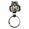 Vintage Letter Keychain Western Cowboy Style A To Z 26 Capital Letters Key Ring Metal Alphabet Key Holder Belt Bag Hanging Decoration Pendant
