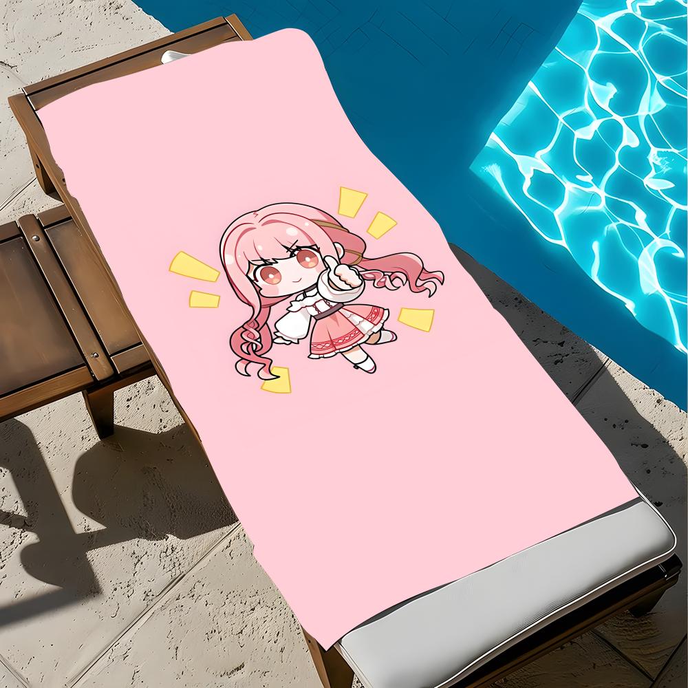 Полотенце Infinity Nikki Мягкое Полотенце для Бассейна Подарок для Путешествий Спортзал Душ Крутое Кемпинг Быстросохнущее Спортивное Большое Пляжное Полотенце